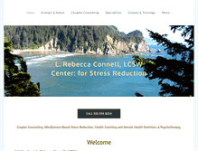 Tablet Screenshot of centerforstressreduction.com